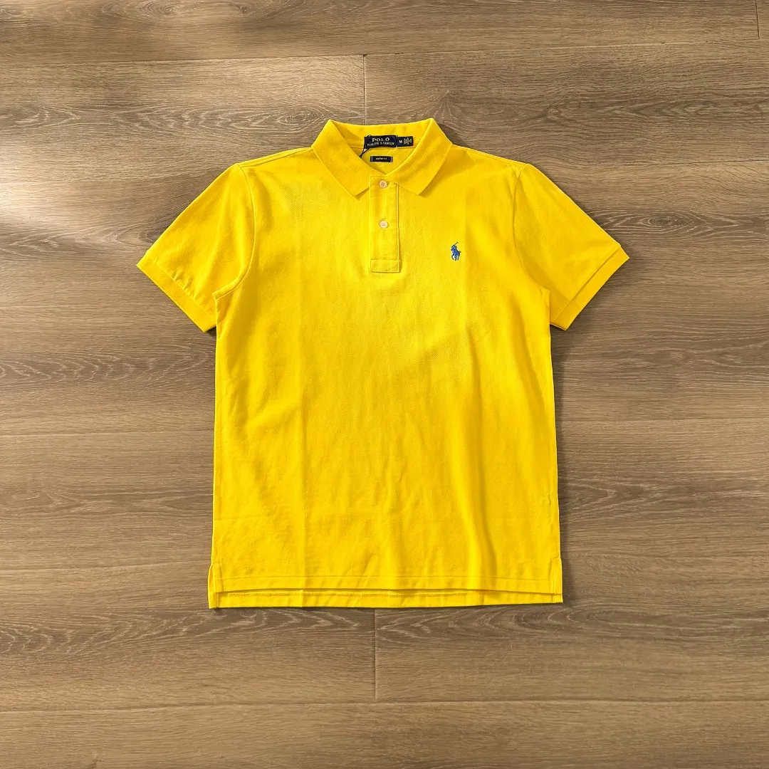 【18 ， 】 POLO Ralph Lauren/ Classic LOGO Polo 💙 100% POLO 💙 ， ， 💙Classic LOGO 💙 、 、 、 。 ：Black 、Black 、Navy Blue 、Navy Blue 、White、Gray、Dark Green、 、Purple、Pink、 、Light Blue、 、 、 、 、 Red、Bright Red 【 】 Size：S-XXL Size ： S 104 68 70 44 22 M 108 70 72 46 23 L 112 72 74 48 24 XL 116 74 76 50 25 XXL 120 76 78 52 26